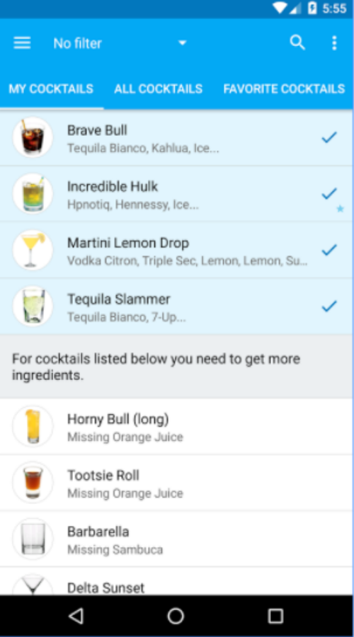My Cocktail Bar screenshot 2